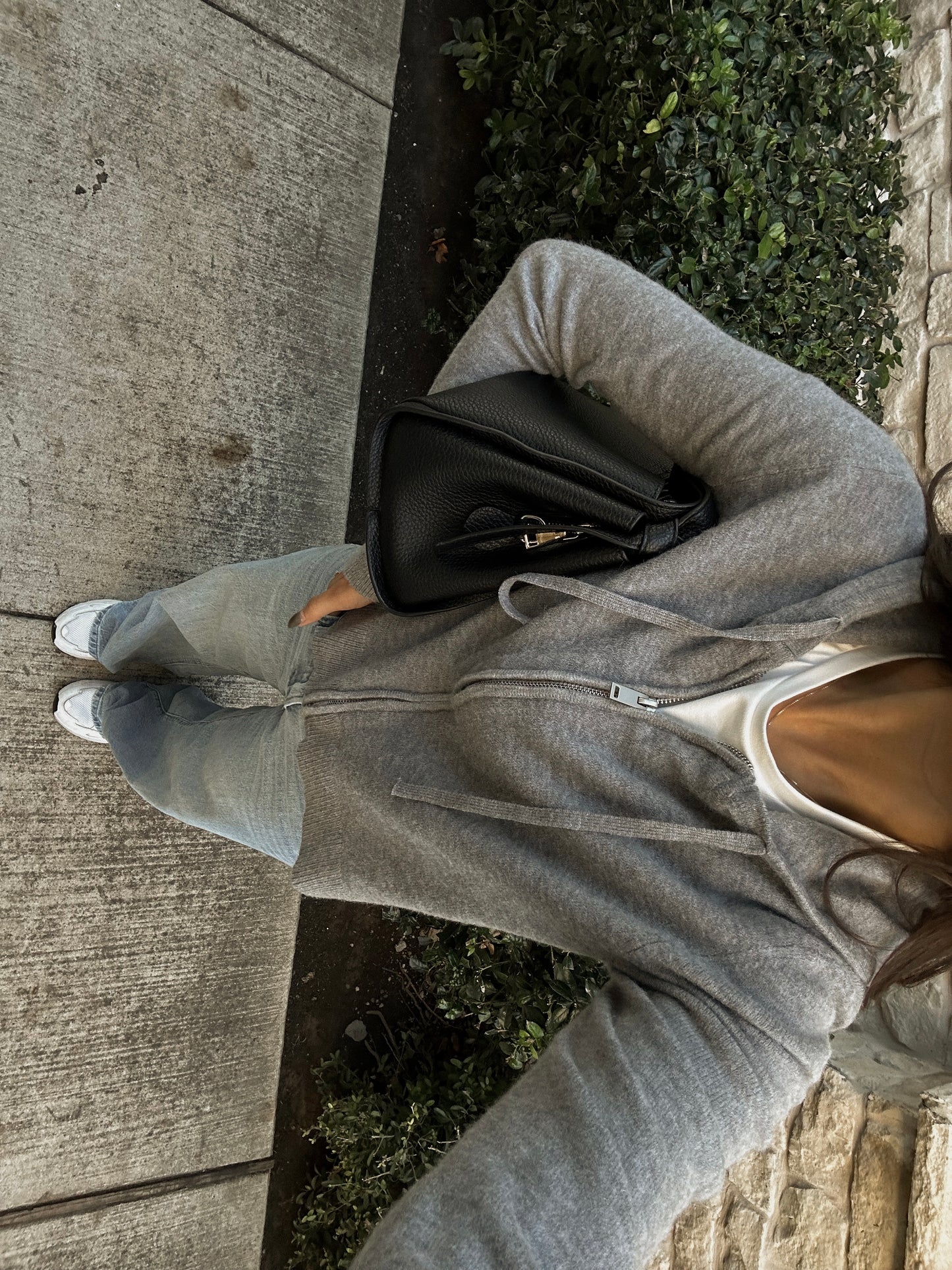 Salem Knit Zip Up (Grey)