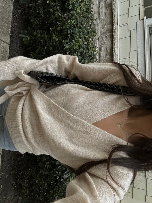 Sundae Tie Sweater (Oatmeal)