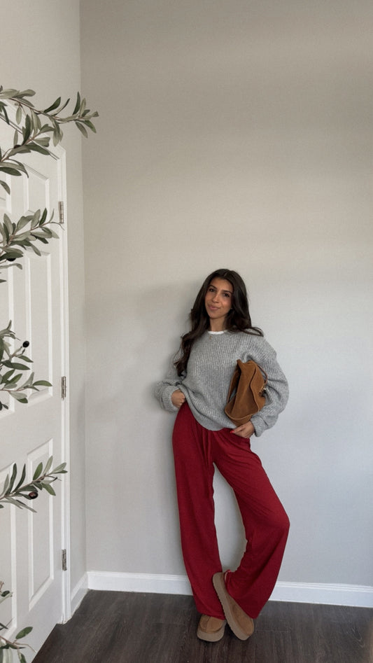 Henry Pants (Cherry)