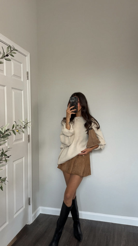 Tilly Faux Suede Skirt