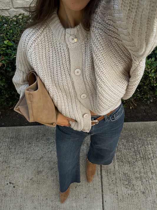 Joans Cardigan (Oatmeal)