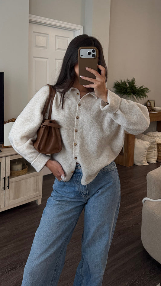 Scarlett Cardigan (Cream)