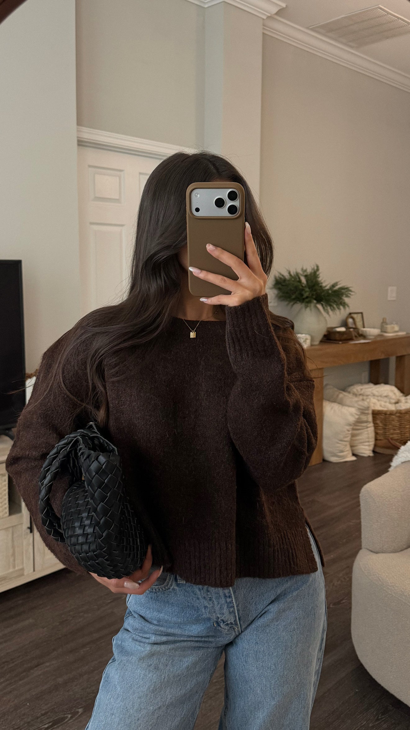 Zoe Sweater (Brown)