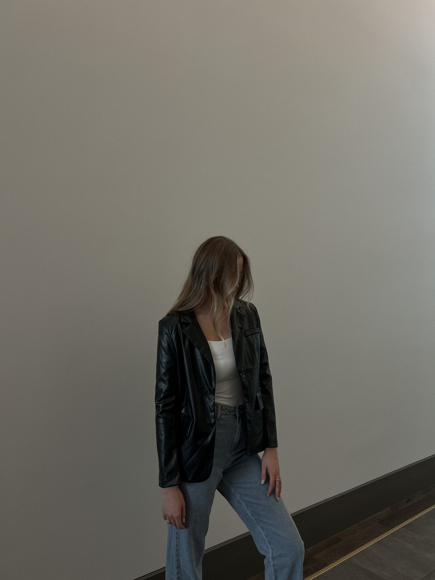 Lottie Leather Blazer - FINAL SALE