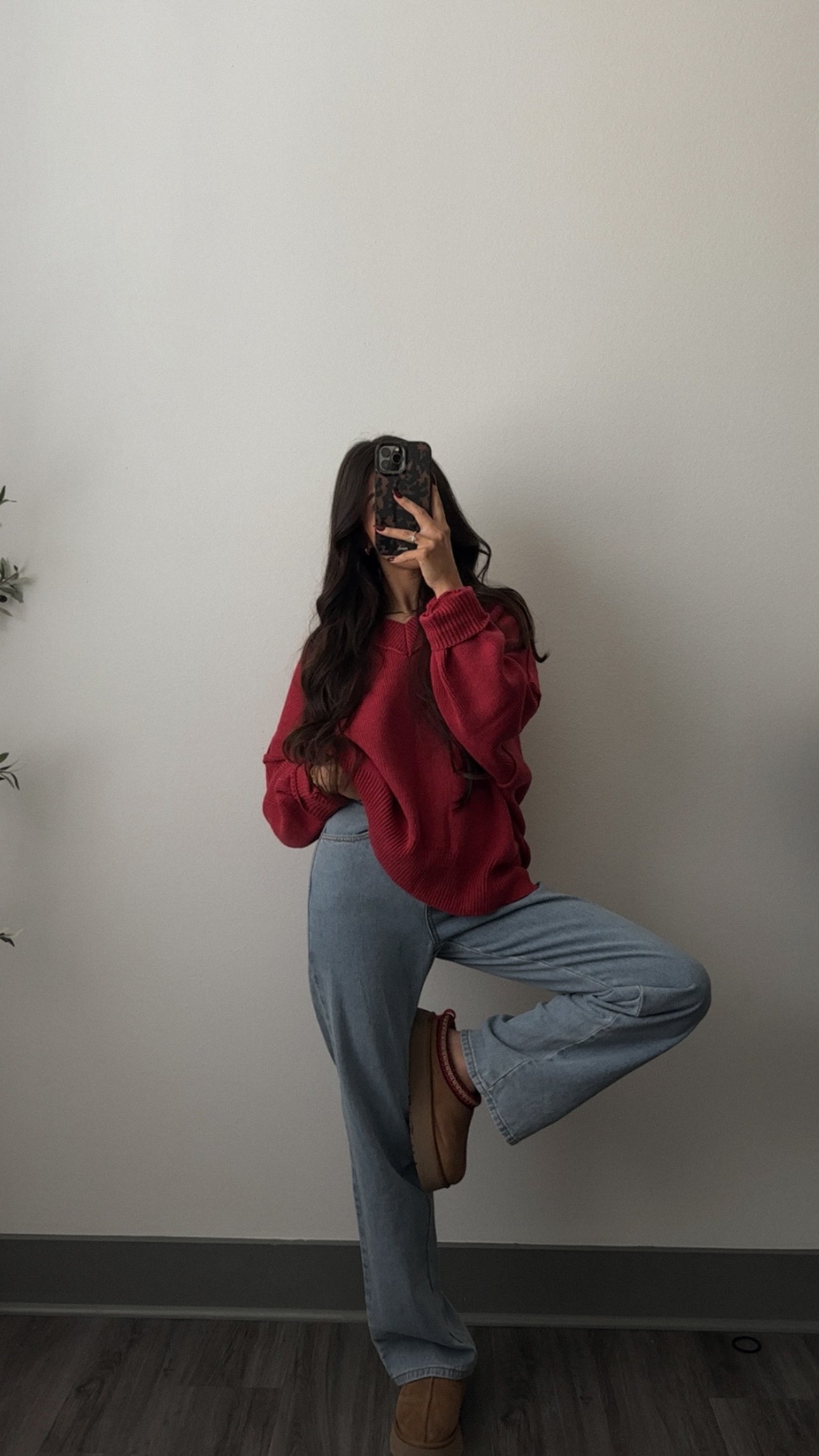 Holly Sweater (Vintage Red)