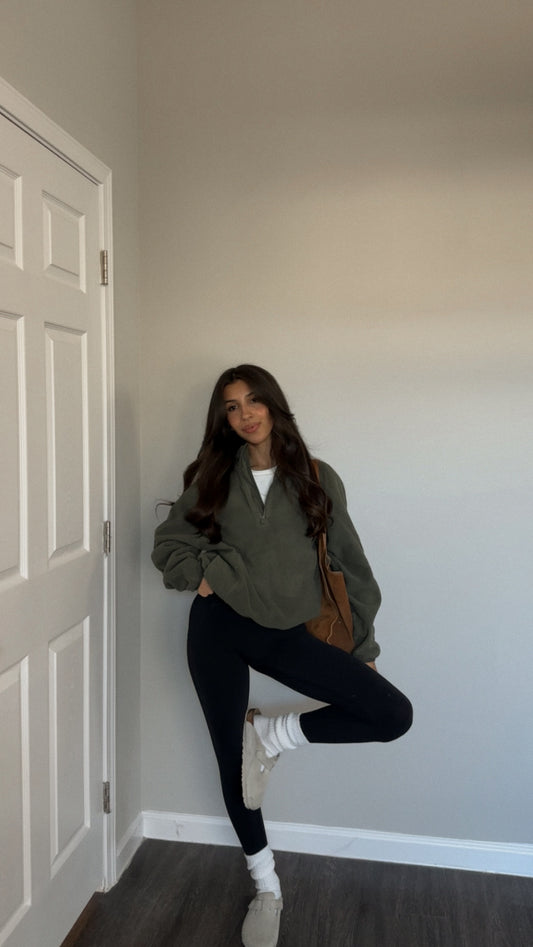 Amber Fleece (Olive)