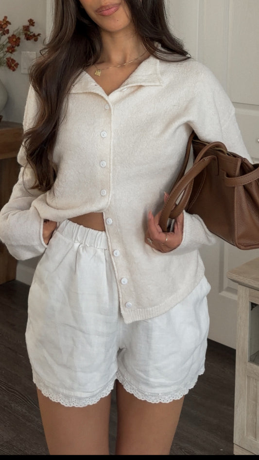 Sutton Cardigan (Cream)