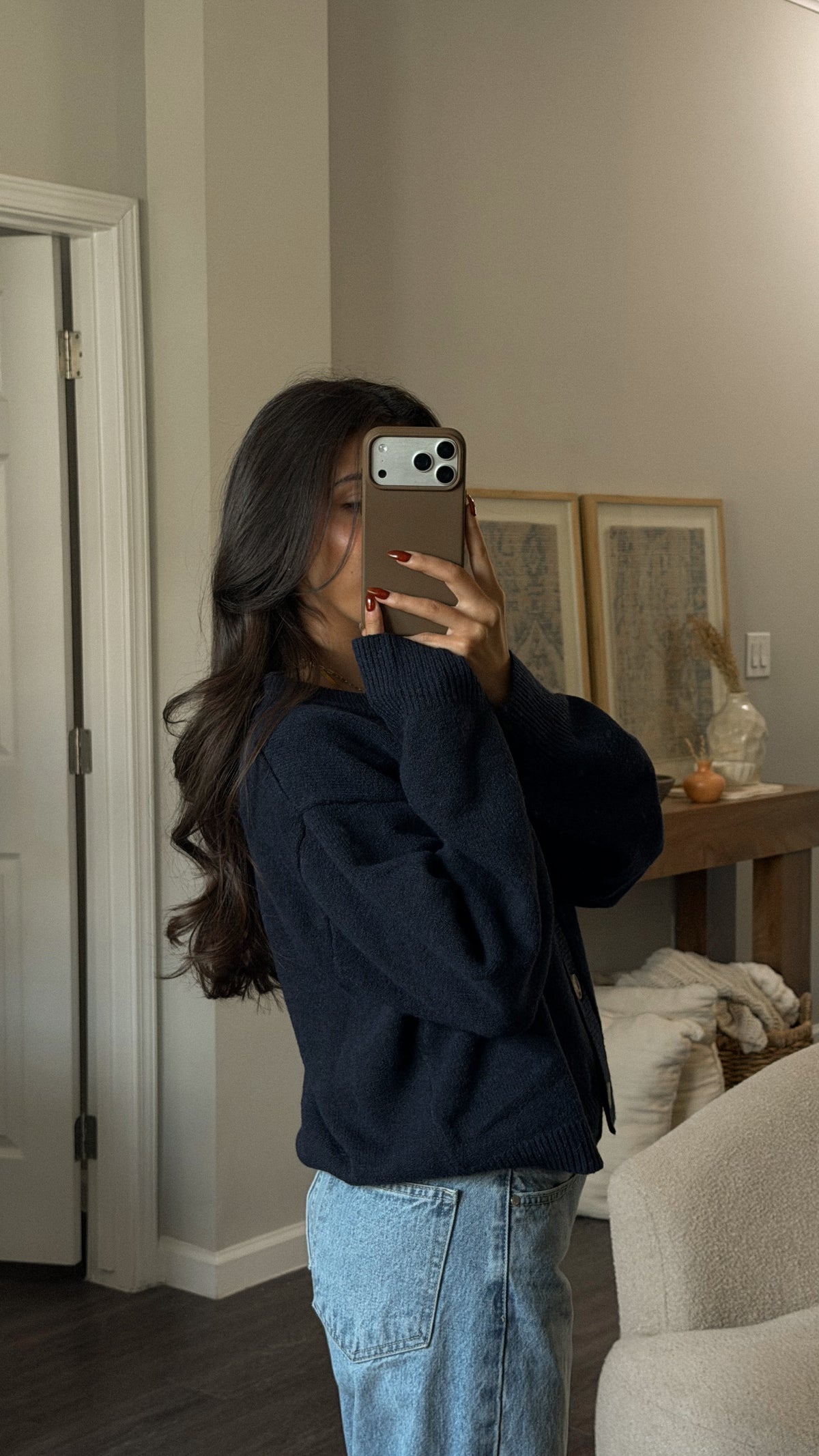 Olsen Cardigan (Navy)