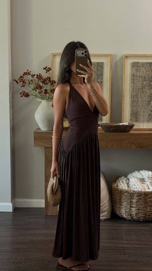 Nina Halter Maxi Dress