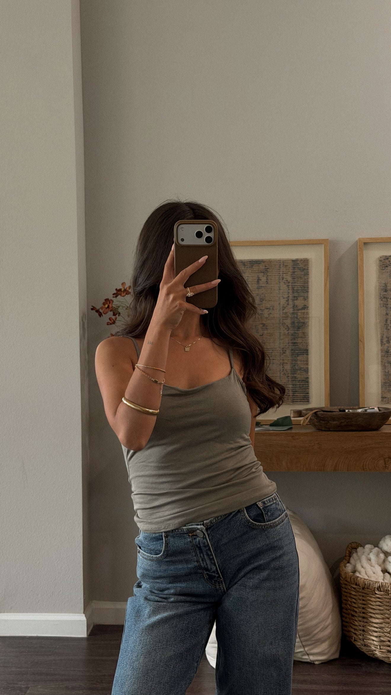 Coy Tank Top (Olive)