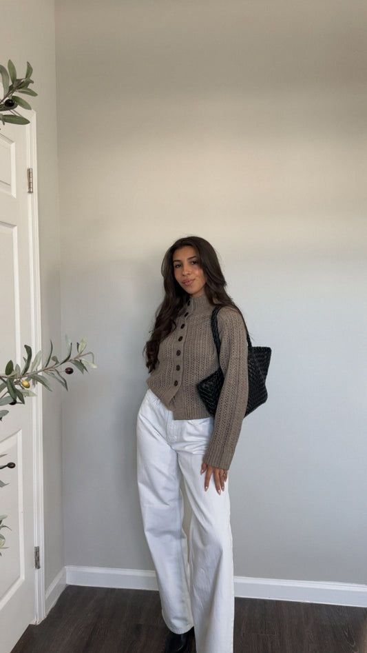 Giselle Mockneck Cardigan