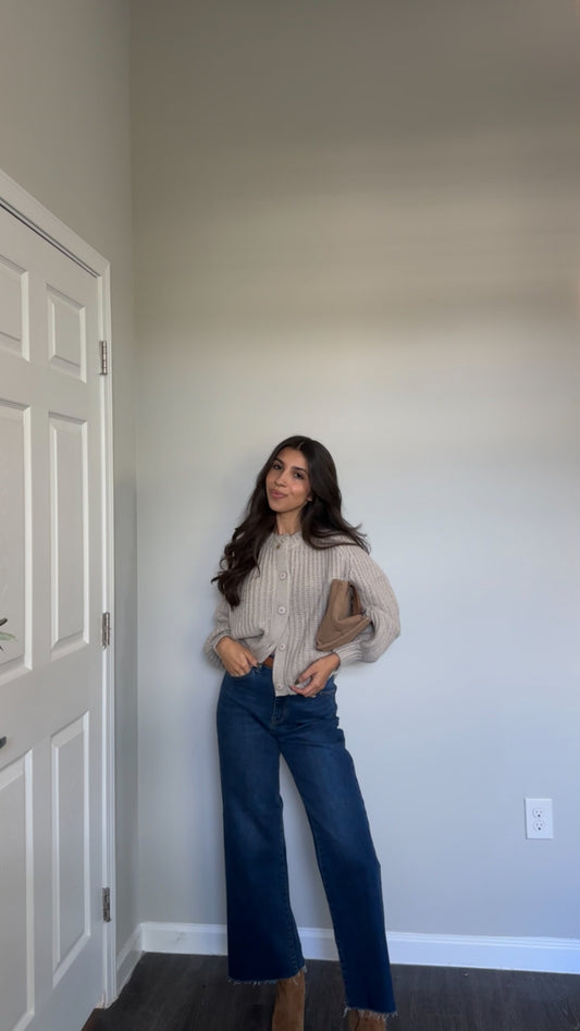 Joans Cardigan (Oatmeal)