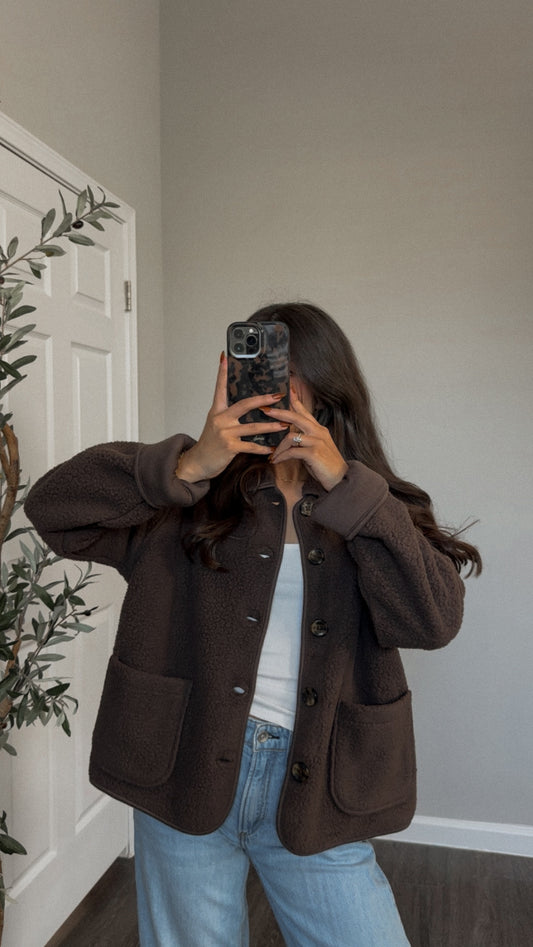 Teddy Jacket *SHIPS BY 10/10*