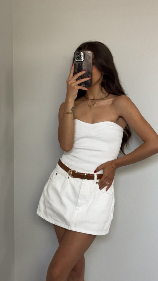 April Tube Top (White)