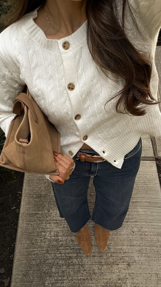 Ralphy Cardigan (Cream)