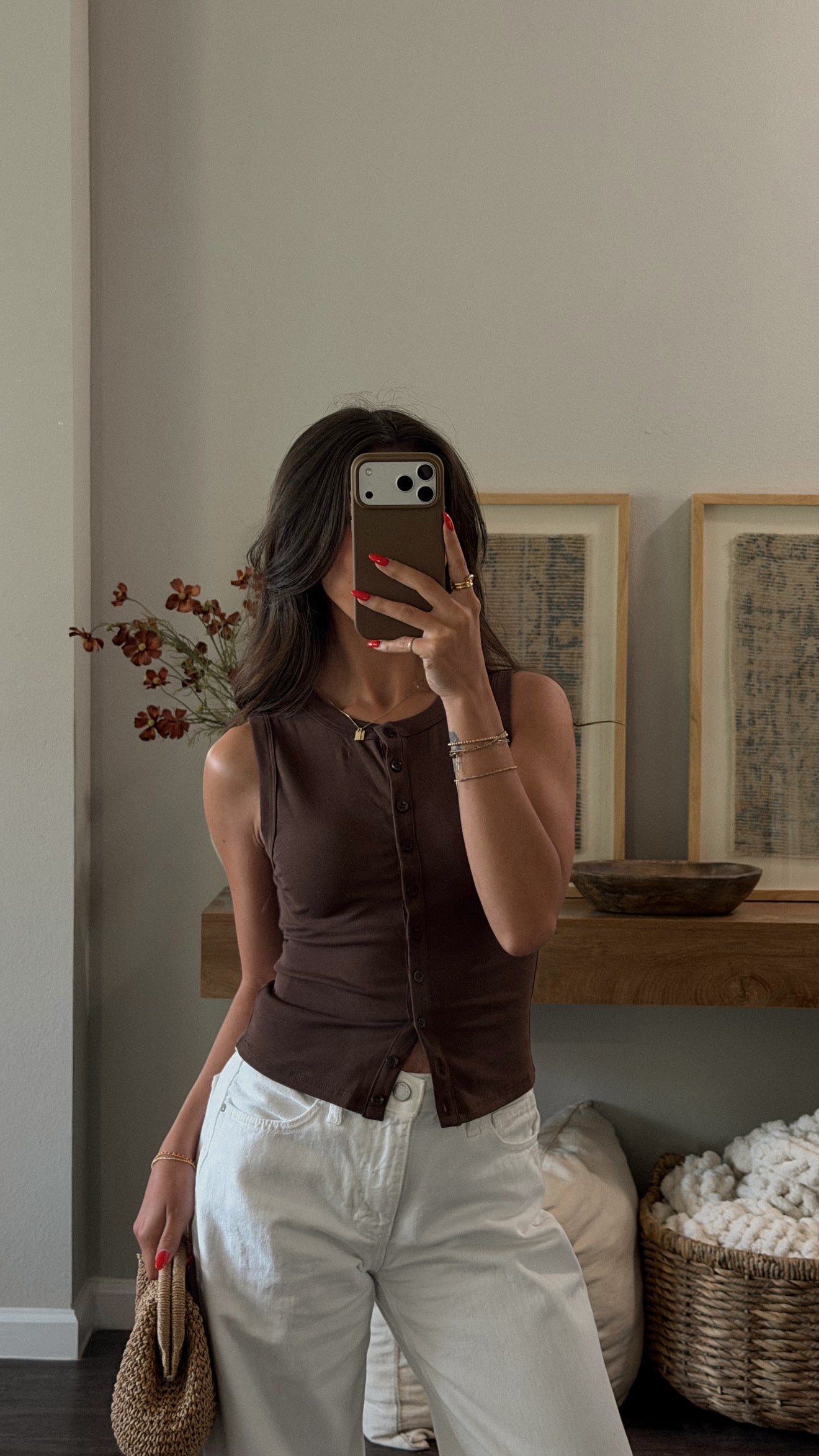 Mollie Tank (Brown)