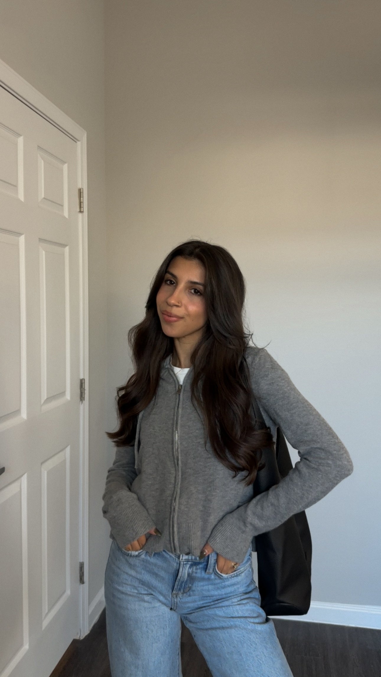 Salem Knit Zip Up (Grey)