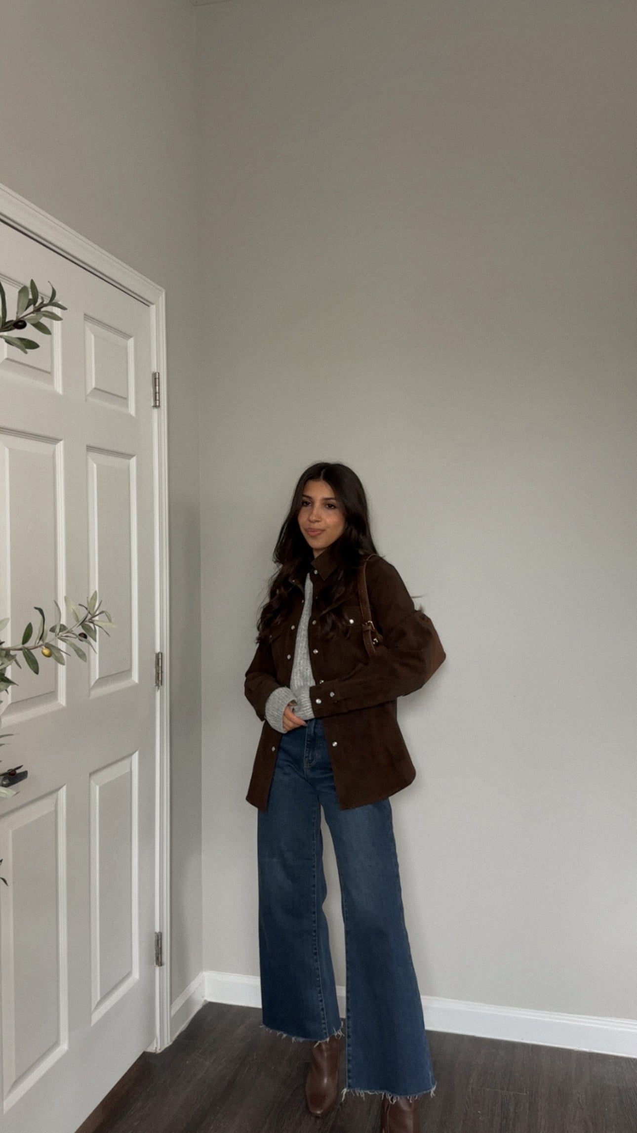 Miller Suede Button up