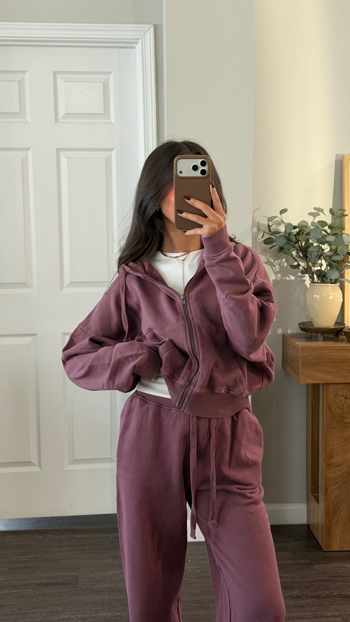 Rae Zip Up (Berry)