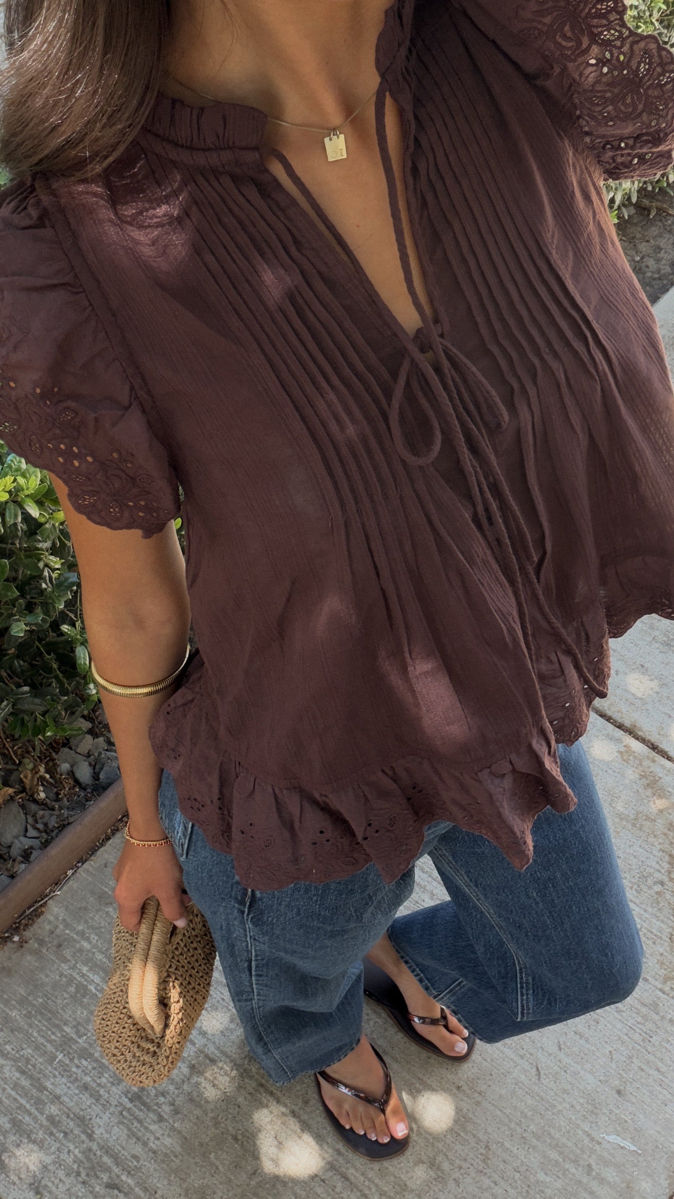 Nadia Top (Brown)
