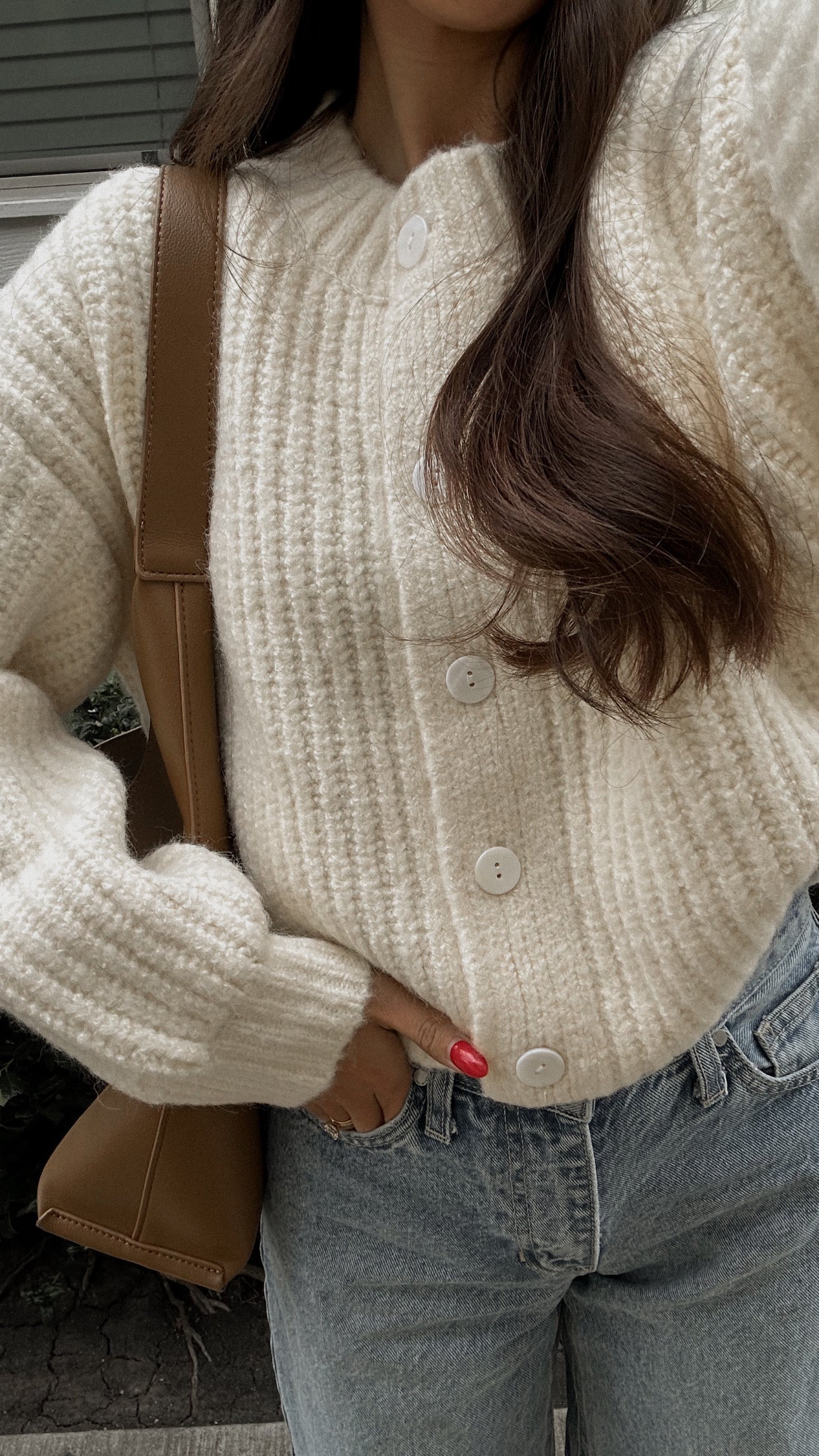 Gabrielle Cardigan (Cream)