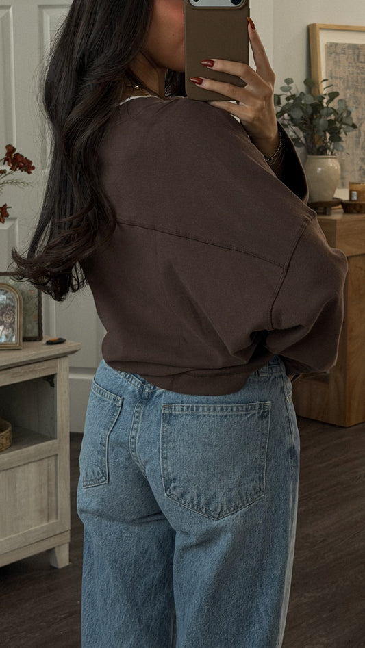 Oaks Long Sleeve (Brown) *SHIPS 10/21*