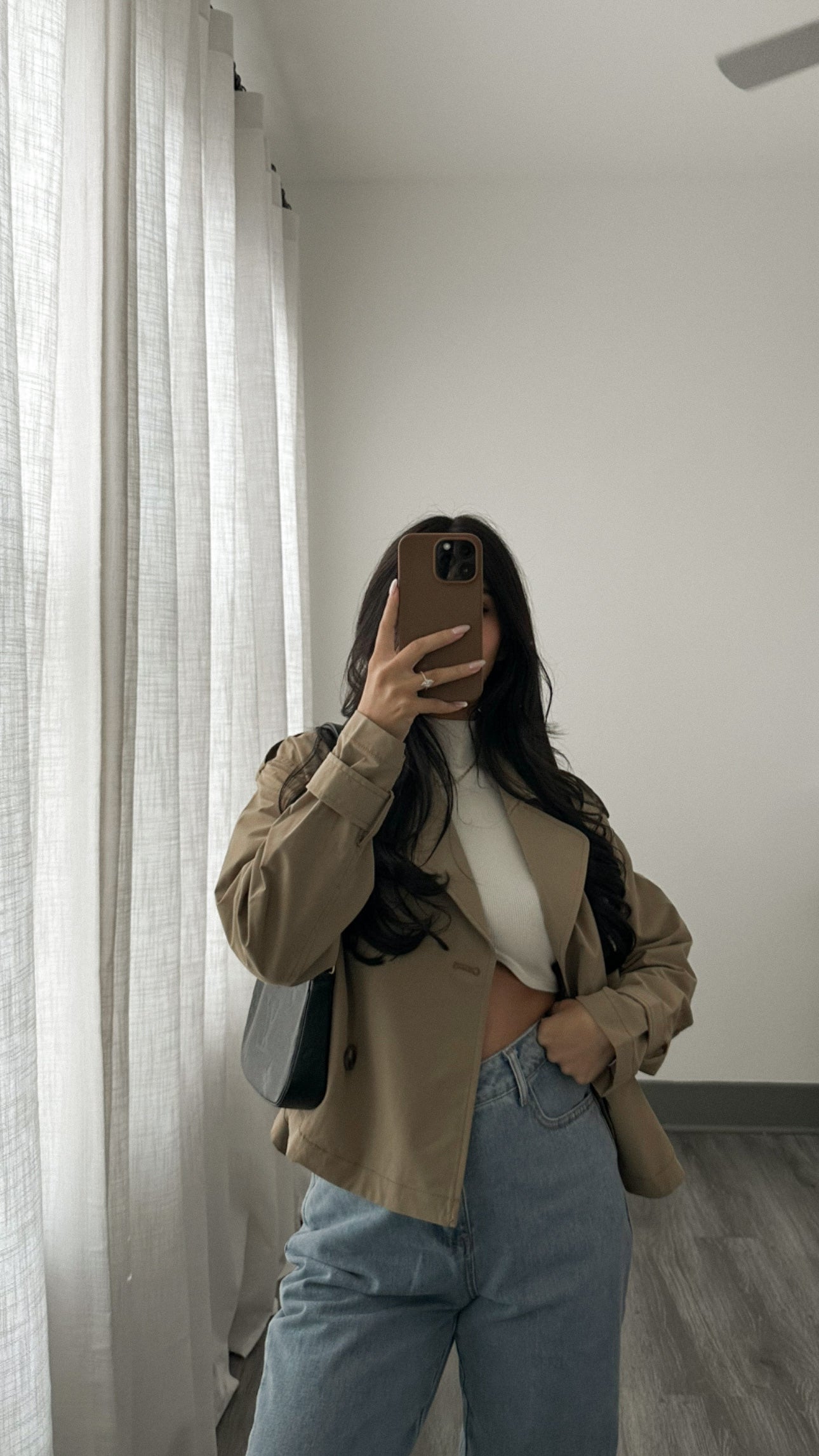 Brie Cropped Trench - FINAL SALE