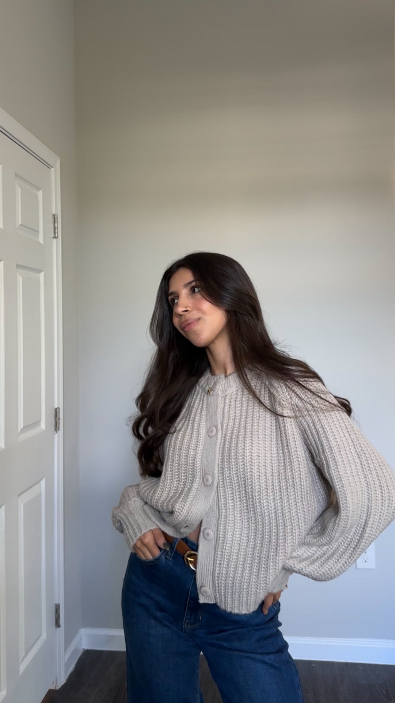 Joans Cardigan (Oatmeal)