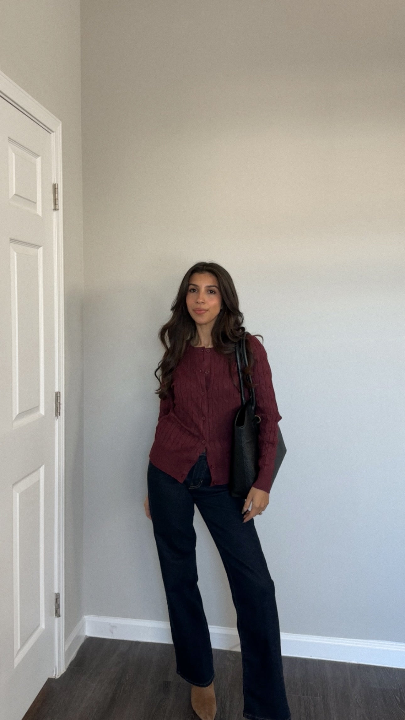 Nora Cardigan (Burgundy)