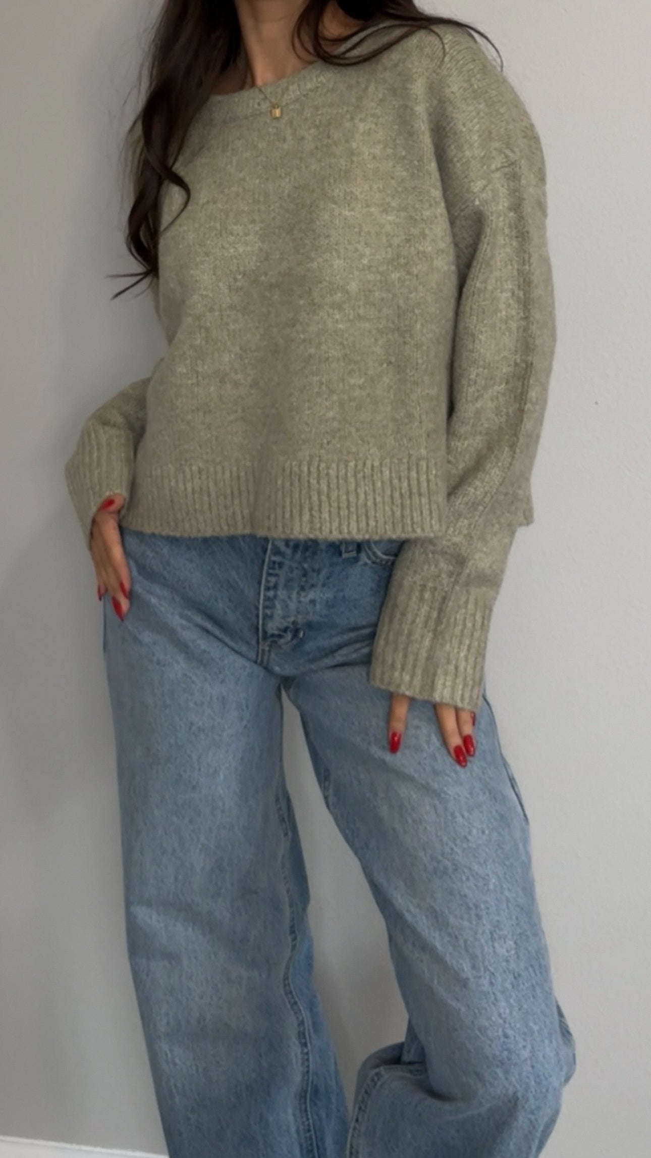 Zoe Sweater (Sage)