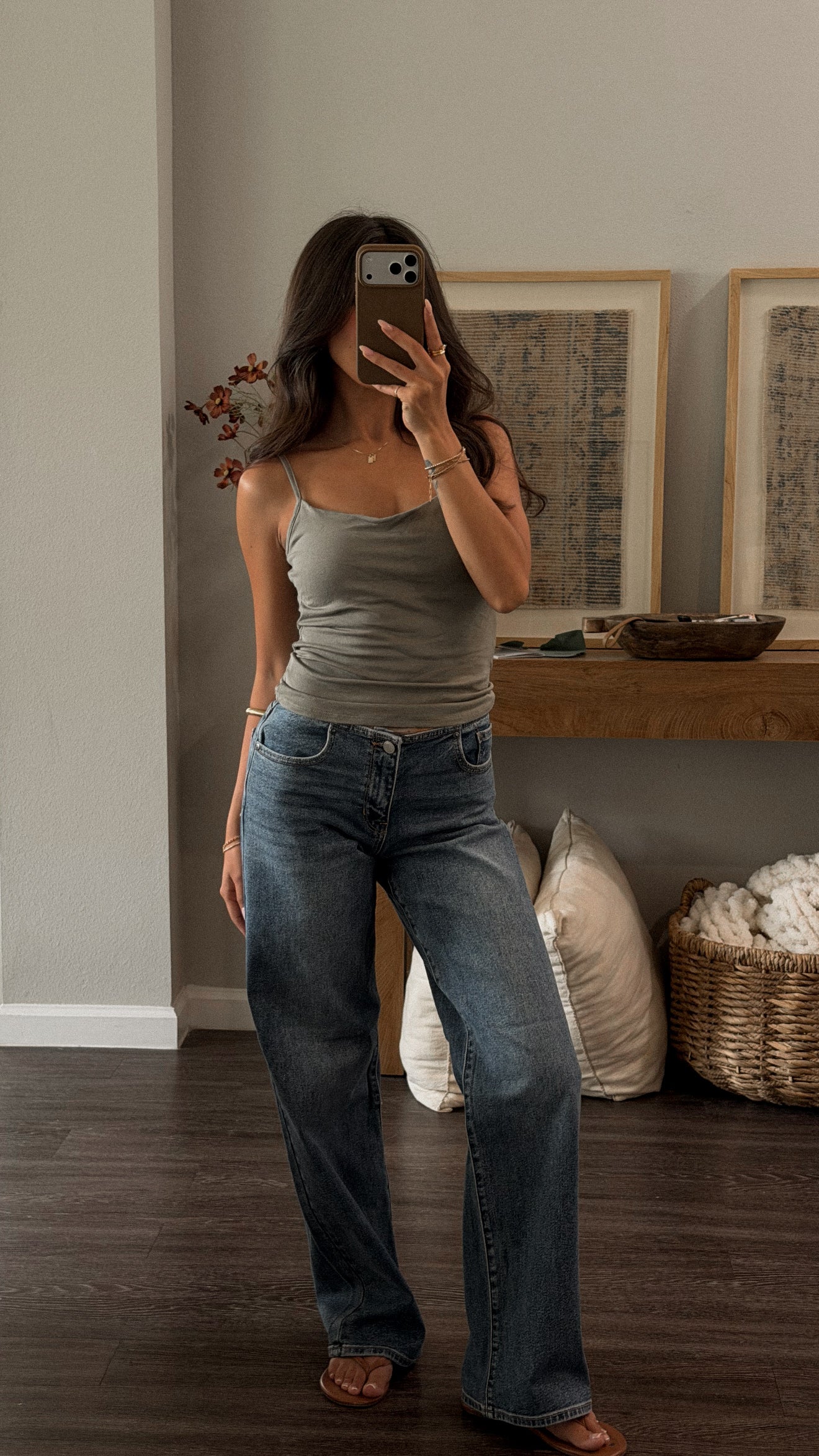 Coy Tank Top (Olive)