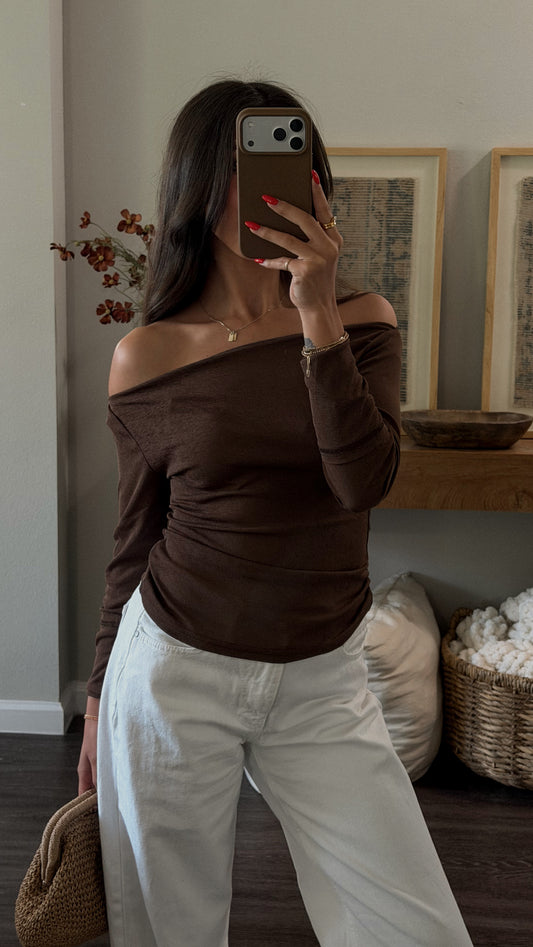 Alana Long Sleeve (Brown)