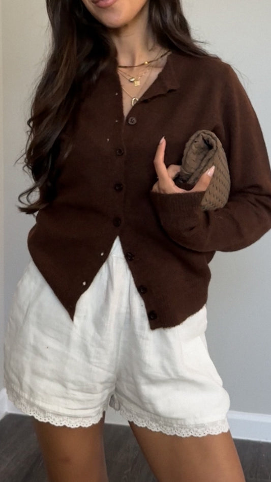 Vance Cardigan (Chocolate)