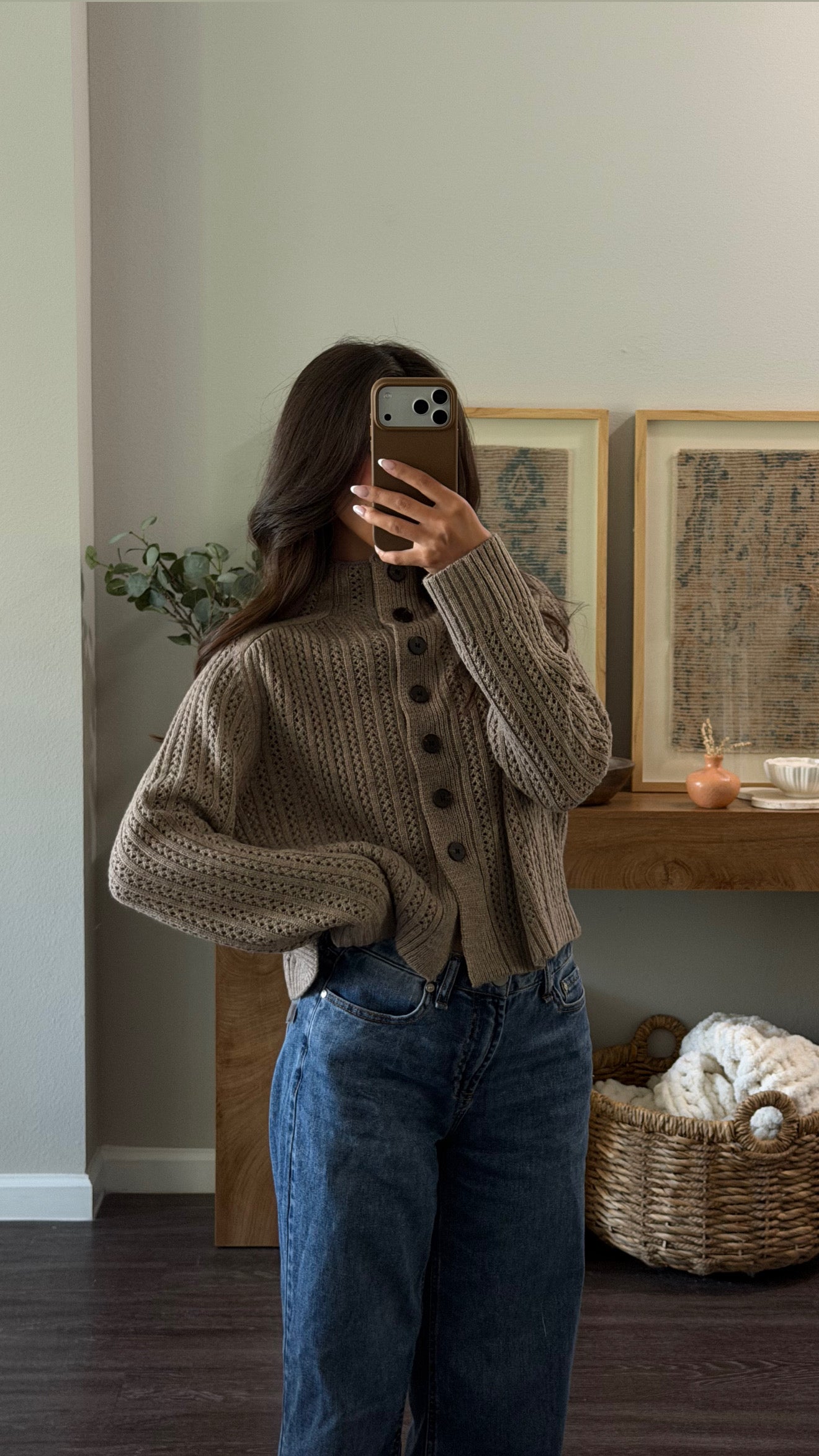 Giselle Mockneck Cardigan