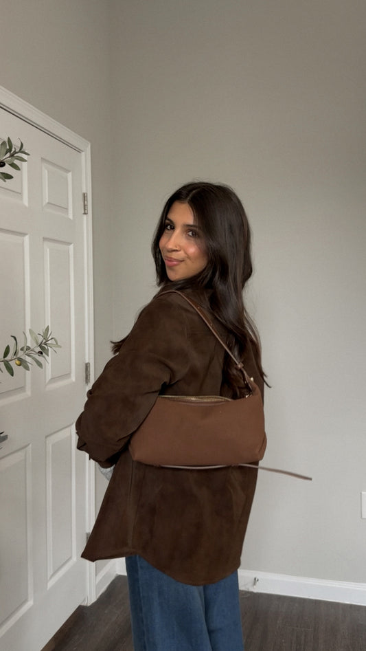 Miller Suede Button up