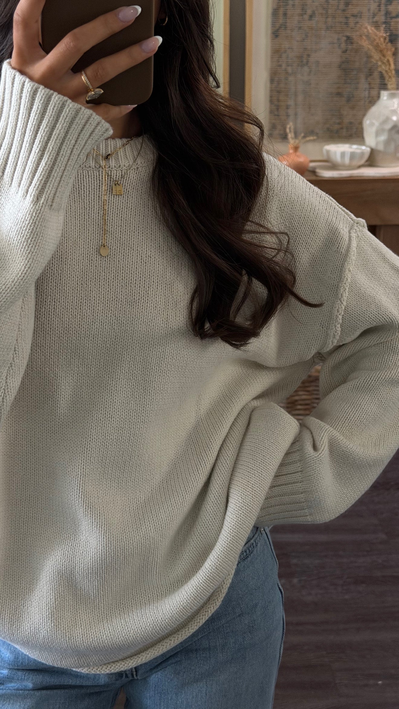 Carmen Sweater (CREAM)