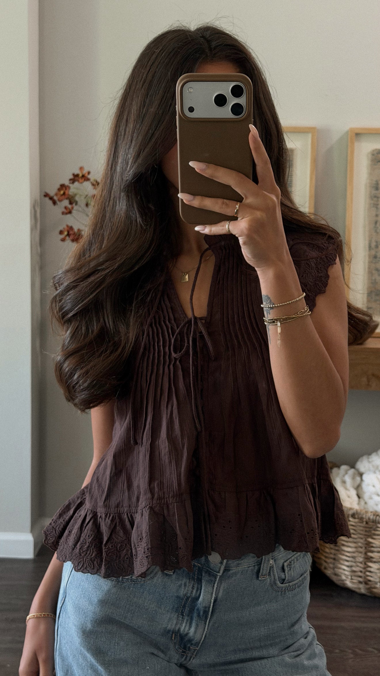 Nadia Top (Brown)