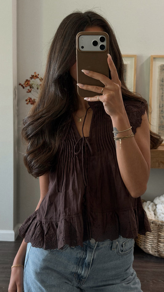 Nadia Top (Brown)