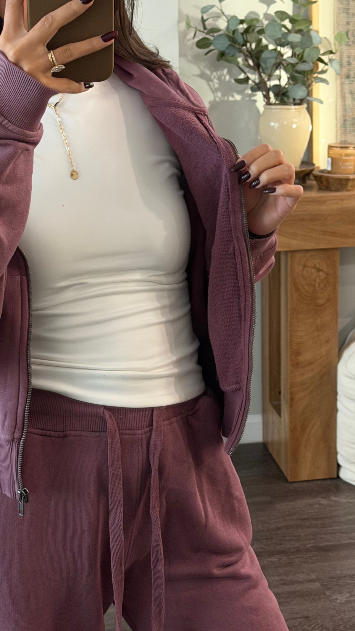Rae Zip Up (Berry)