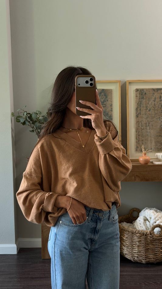 Cash Sweater (Tan)
