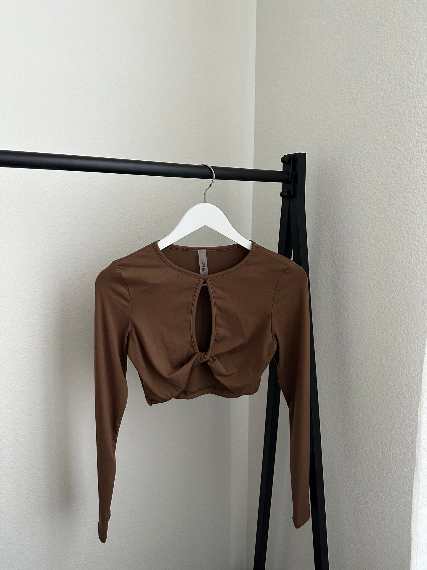 Cropped twist top- FINAL SALE