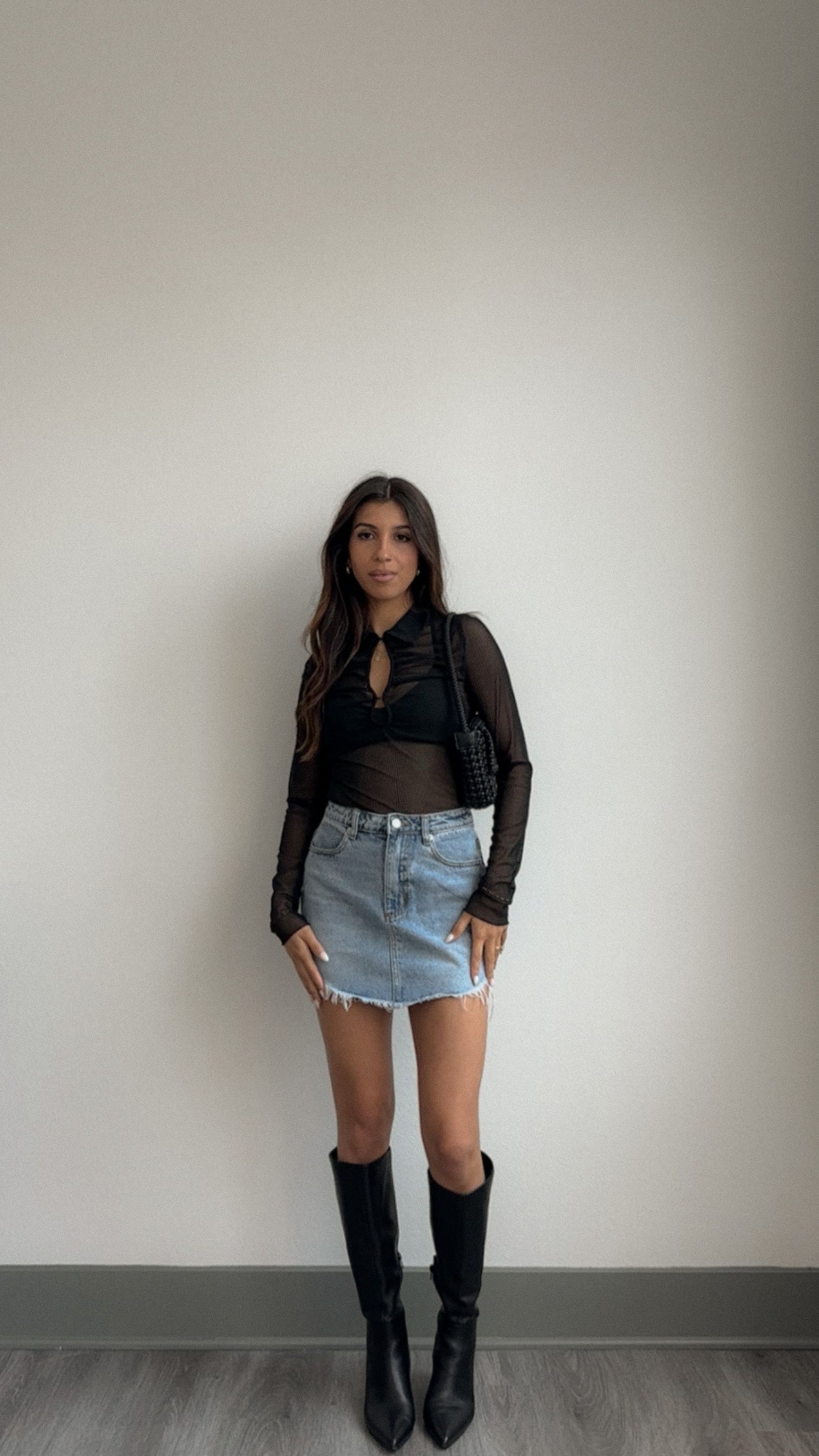 Cole Denim Mini Skirt- FINAL SALE