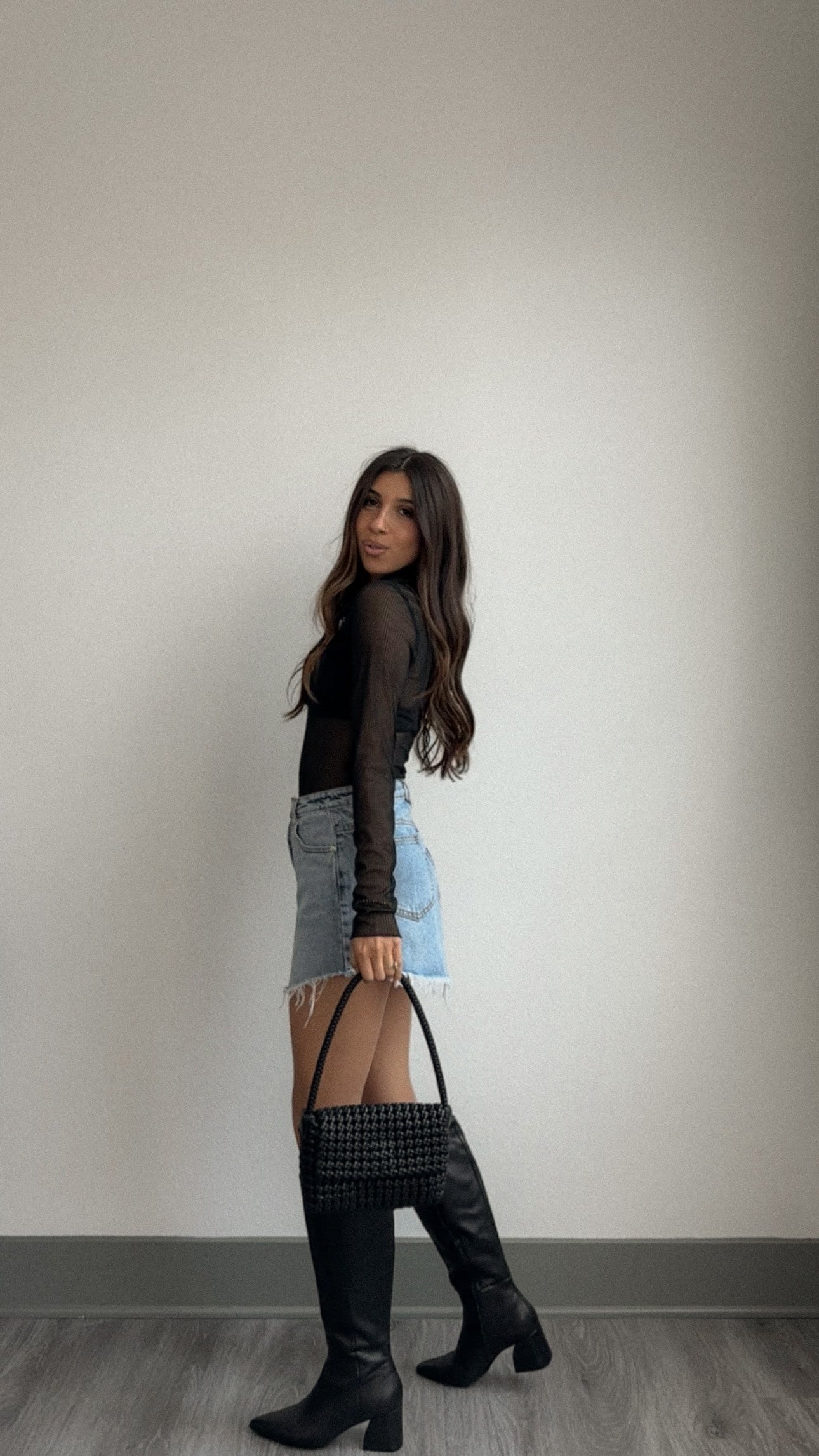 Cole Denim Mini Skirt- FINAL SALE