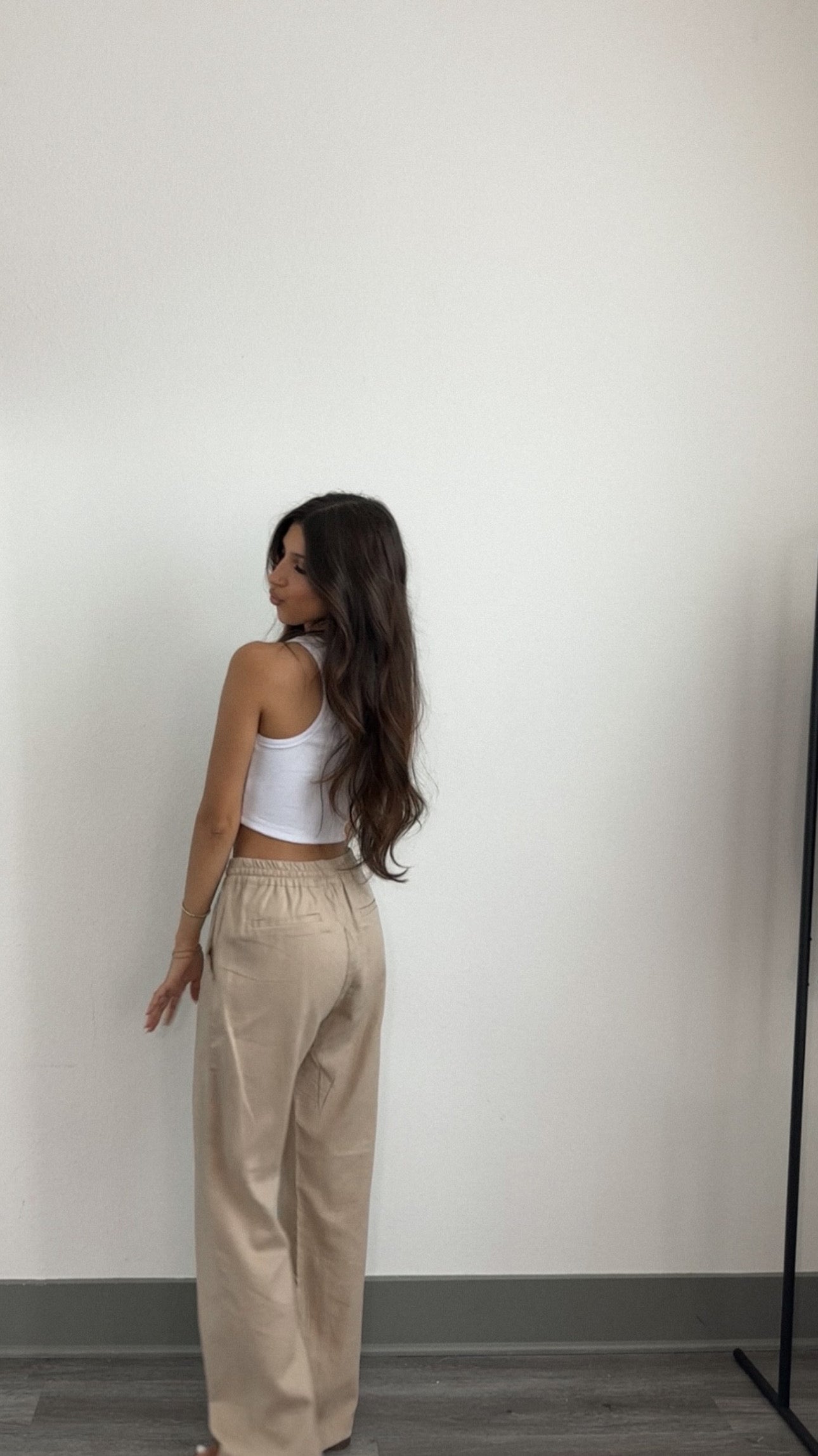 Mina Linen Pants (Beige) – Label 22
