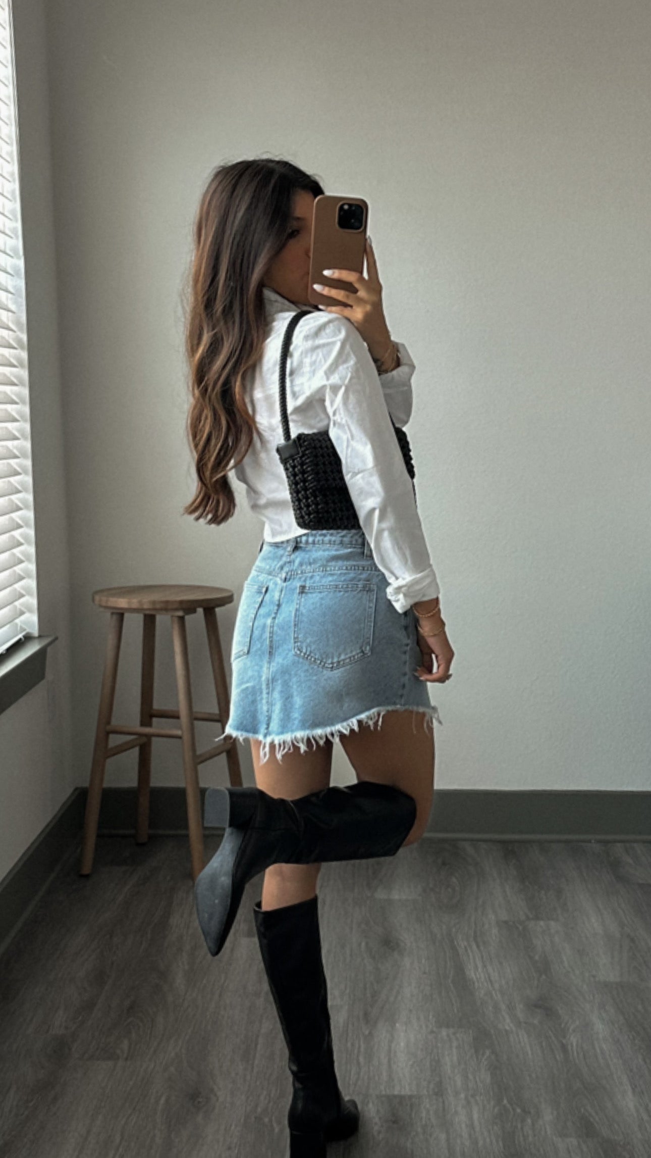 Cole Denim Mini Skirt- FINAL SALE