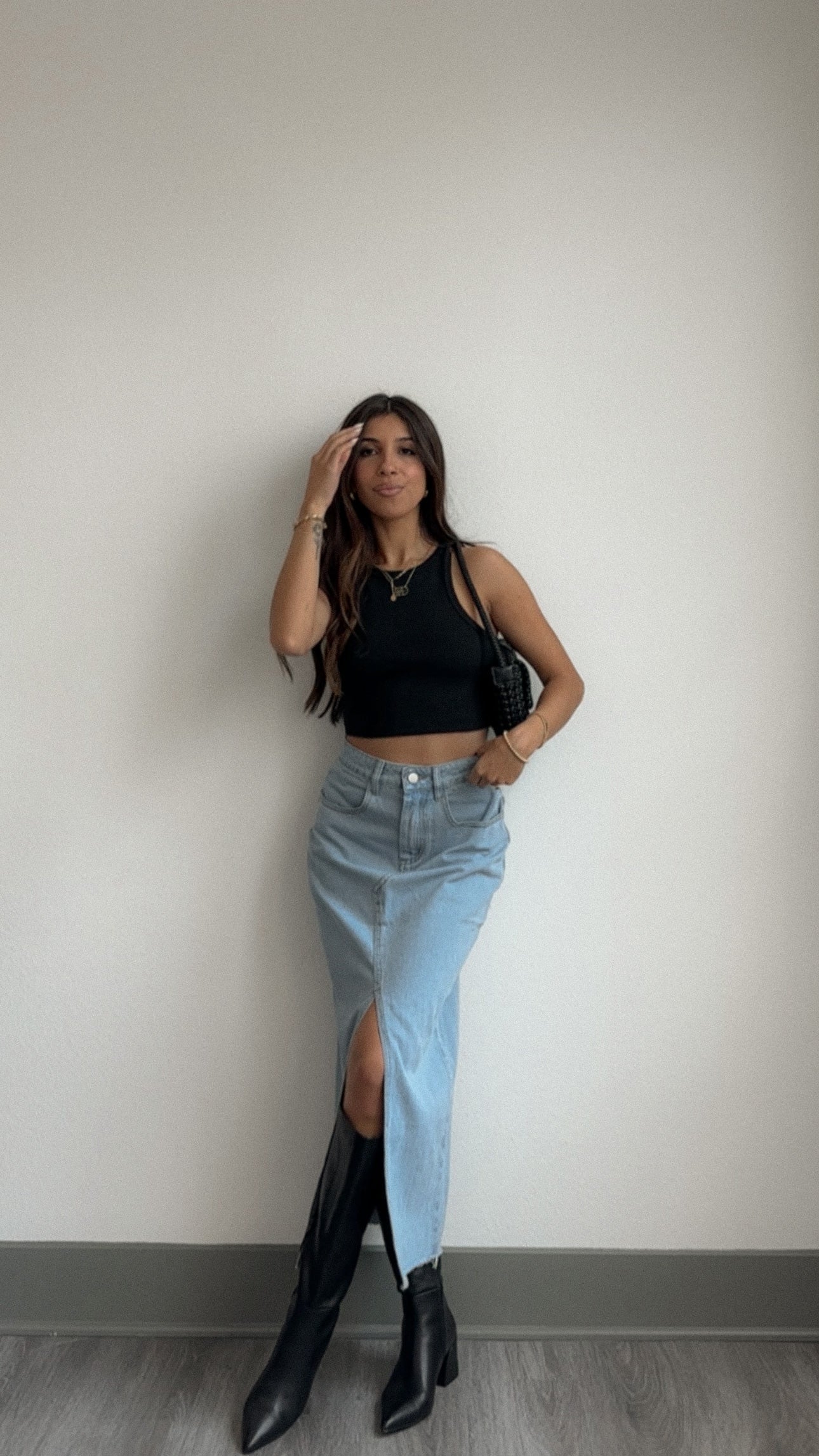 Devin Denim Skirt - FINAL SALE