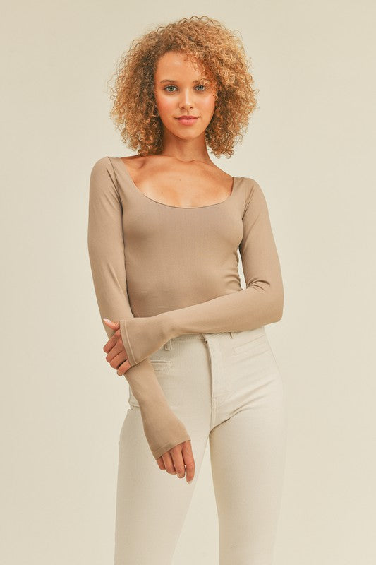 Easy Seamless Bodysuit-FINAL SALE