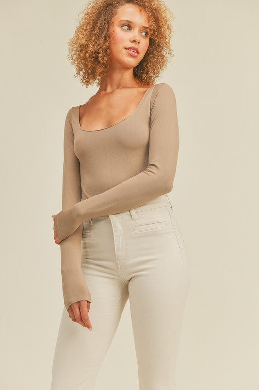 Easy Seamless Bodysuit-FINAL SALE